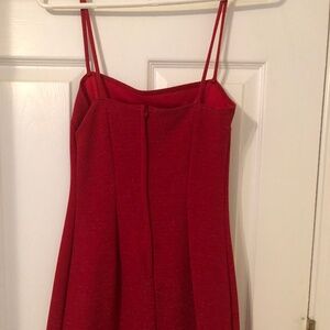 Red Strap dress